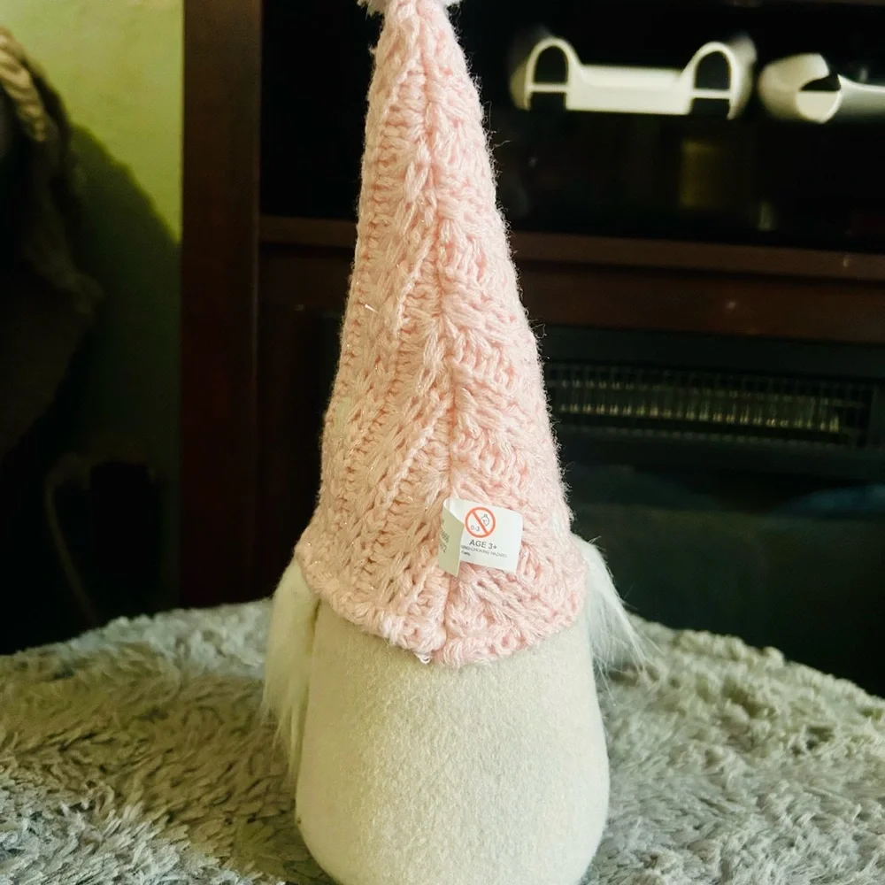 Pink Target Gnome with Knit Hat 2021